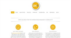 Desktop Screenshot of coin-or.org